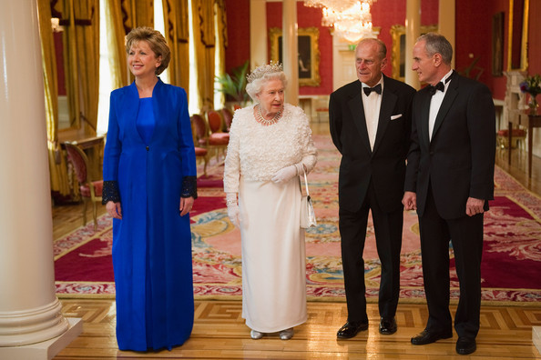 Duke+Edinburgh+Mary+McAleese+Queen+Elizabeth+Deborah+Veale