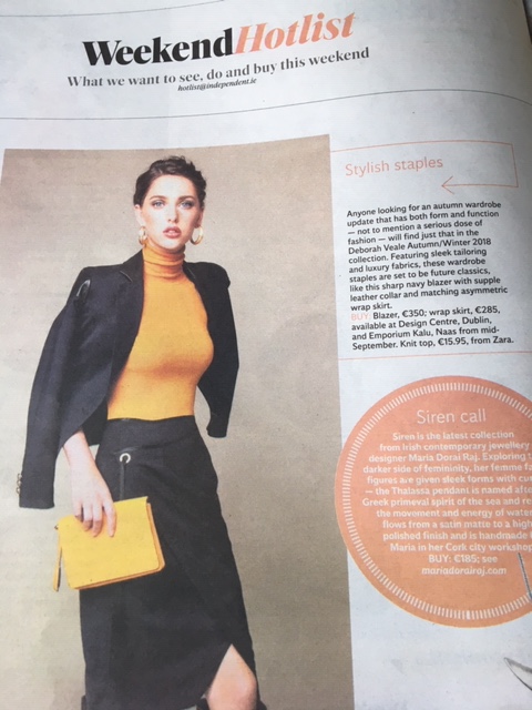 Deborah Veale Press Irish Independent 2018